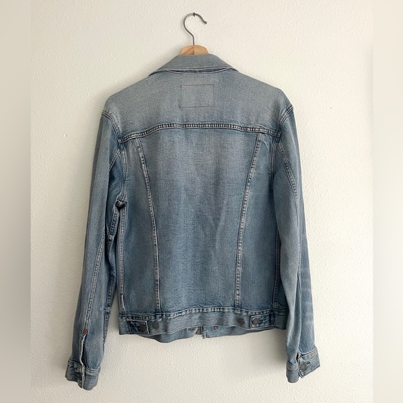 Men's/Unisex Size S Light Wash Denim Jacket - Picture 2 of 8